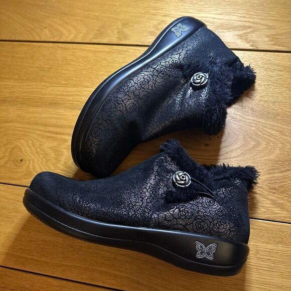 Alegria Meri ankle black boots 40(9.5) - Picture 2 of 7